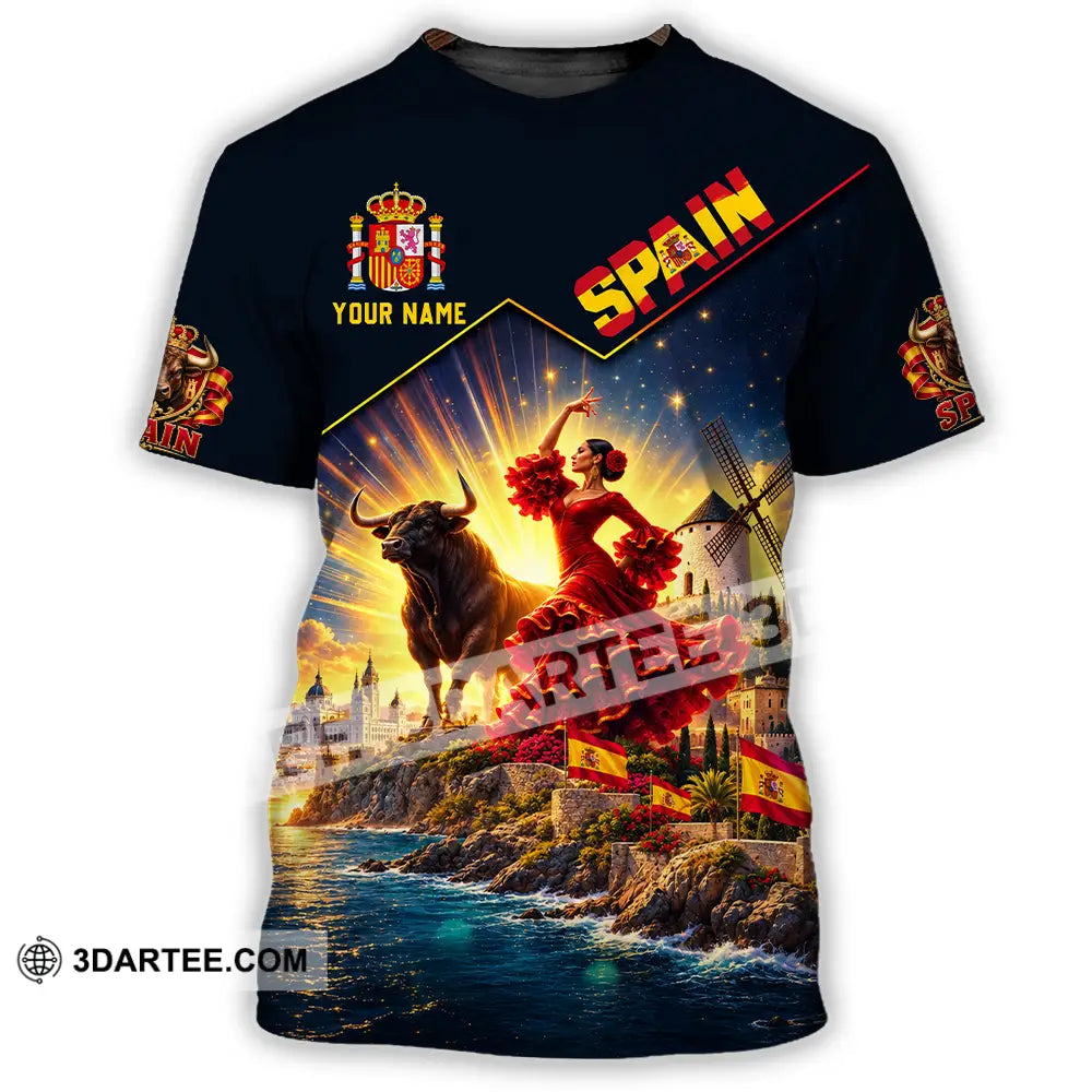 Unisex Shirt - Custom Spain Shirt - T-Shirt / S - T-shirt