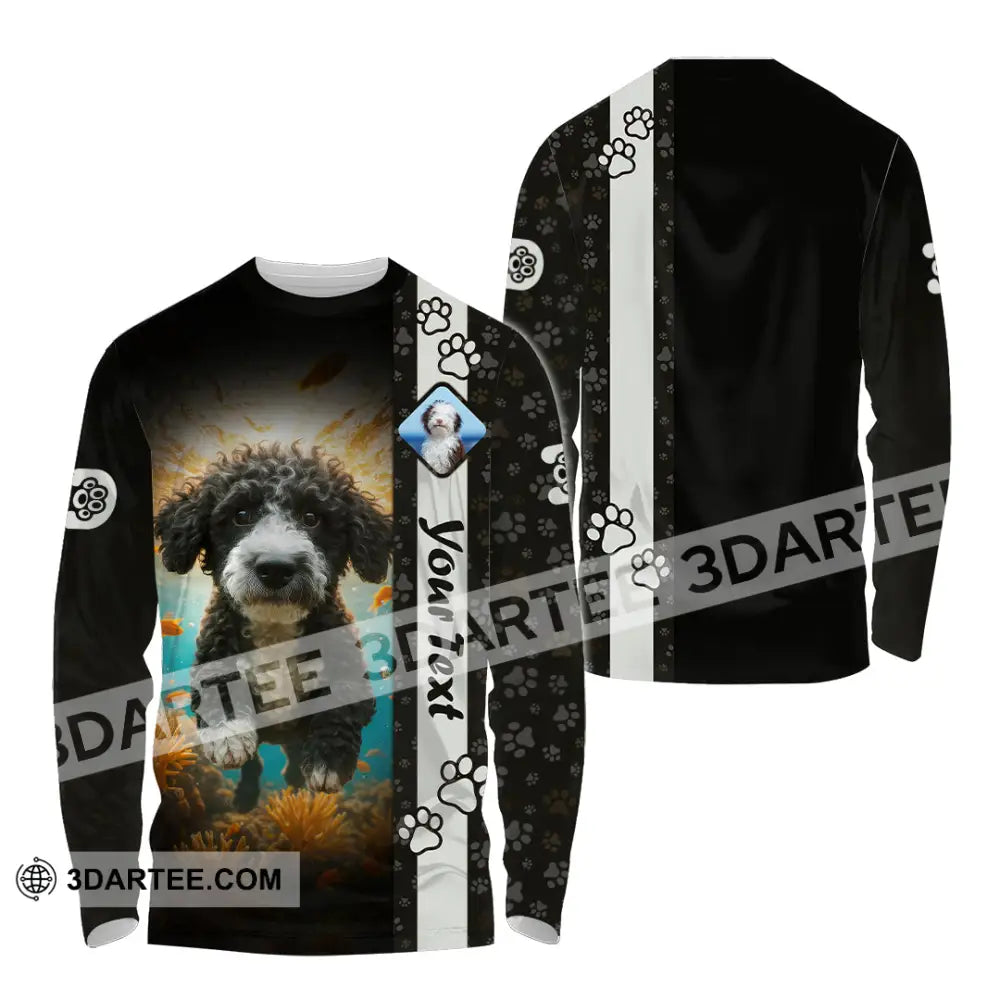 Unisex Shirt - Custom Spanish Water Pet Lover Shirt Long Sleeve Shirt / S T-shirt