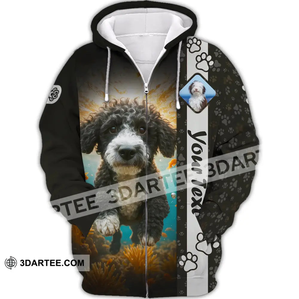 Unisex Shirt - Custom Spanish Water Pet Lover Shirt Zipper Hoodie / S T-shirt