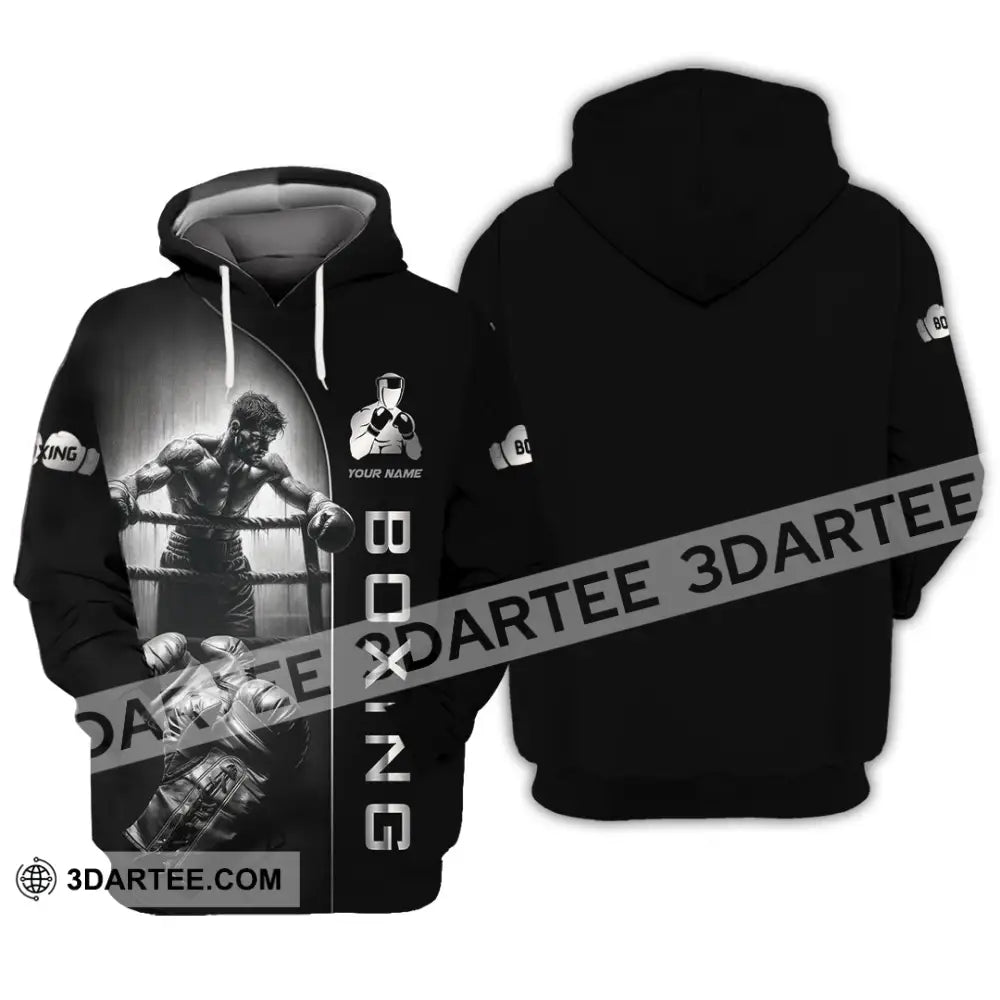 Unisex Shirt - Custom Strong Men Boxing Lover Sport Shirt Hoodie / S T-shirt