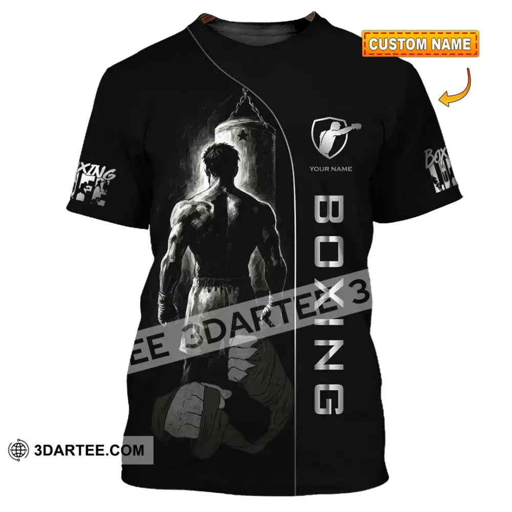 Unisex Shirt - Custom Strong Men Boxing Lover Sport Shirt T-shirt
