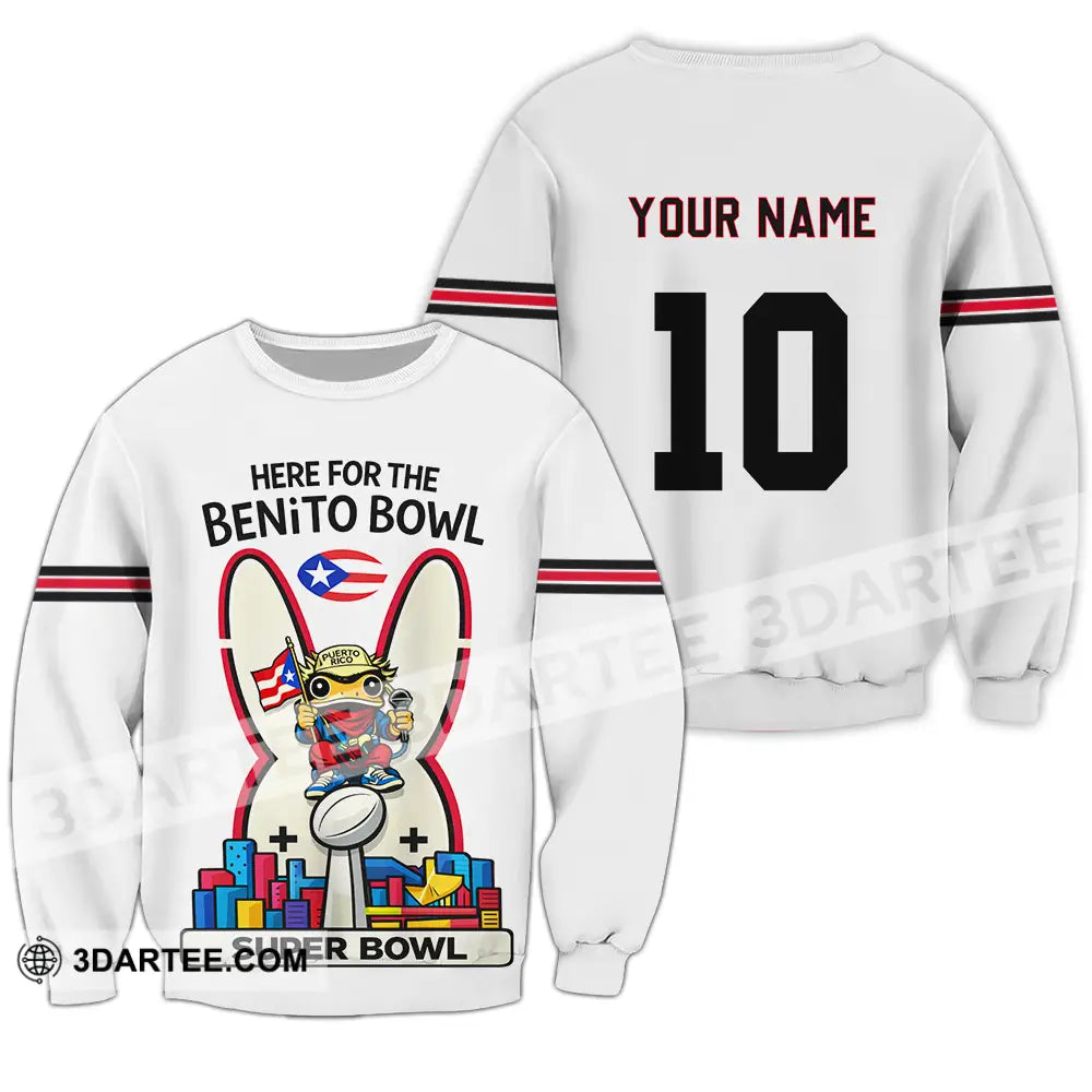 Unisex Shirt - Custom Super Bowl 3D Shirt Long Sleeve / S T-shirt
