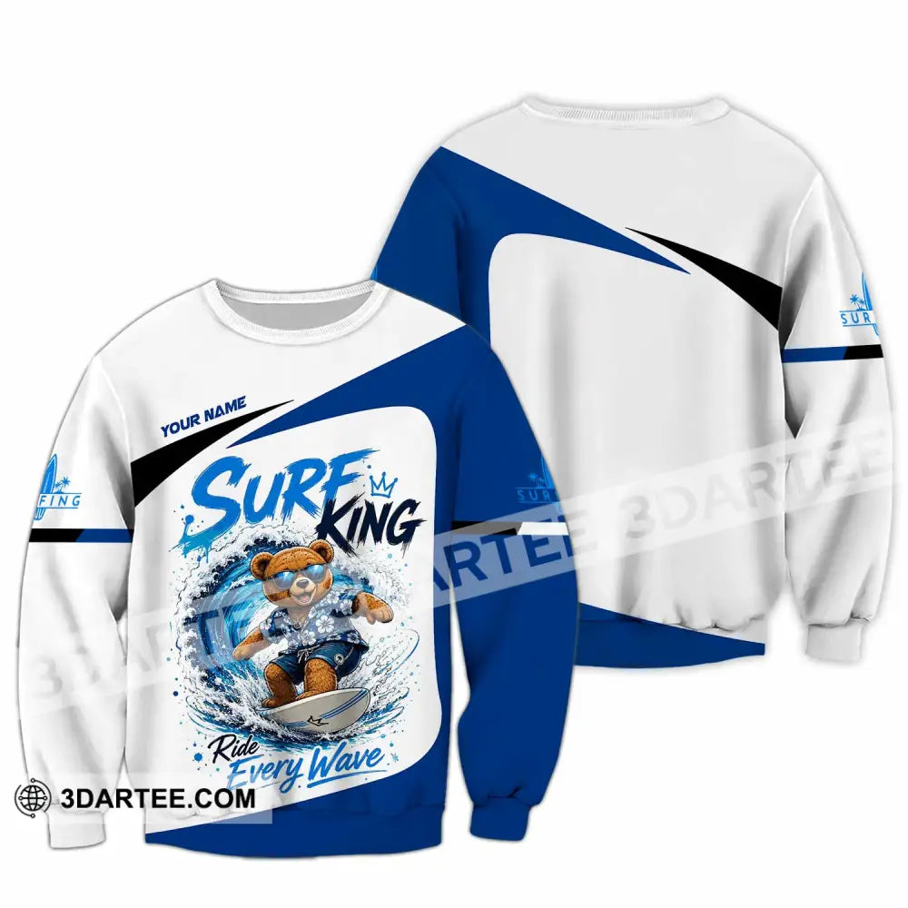 Unisex Shirt - Custom Surf King Shirt - Long Sleeve / S - T-shirt
