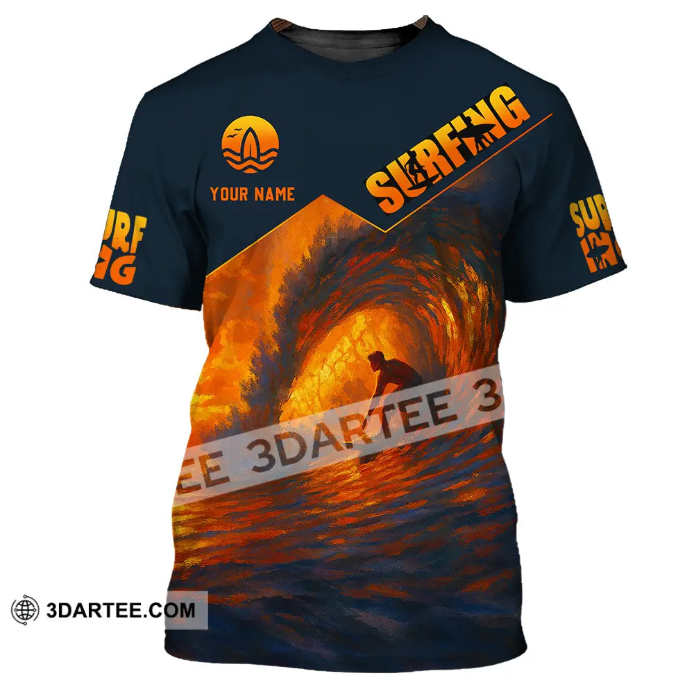 Unisex Shirt Custom Surfing Shirt T Shirt / S T shirt