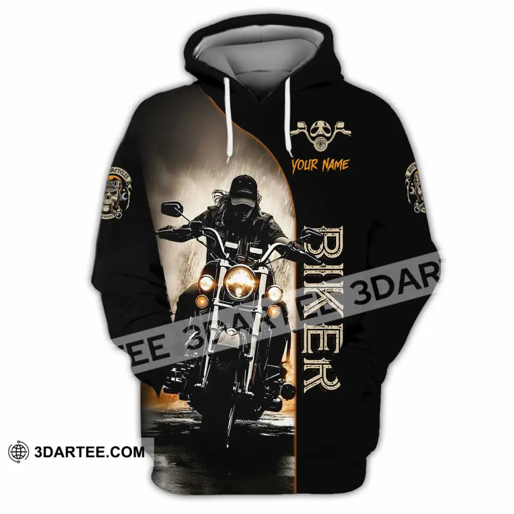 Unisex Shirt - Custom Swag Biker Biker Lover Sporty Shirt Hoodie / S T-shirt