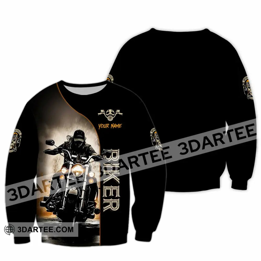 Unisex Shirt - Custom Swag Biker Biker Lover Sporty Shirt Long Sleeve / S T-shirt