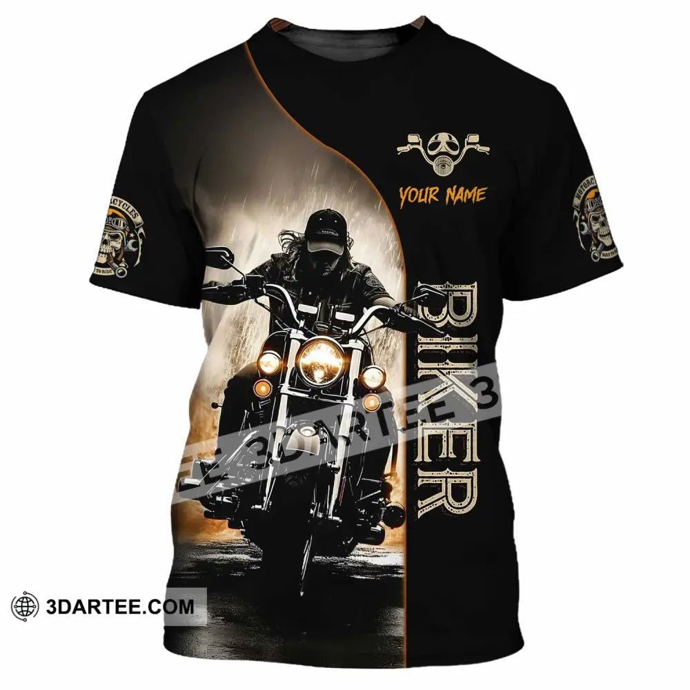 Unisex Shirt - Custom Swag Biker Biker Lover Sporty Shirt T-Shirt / S T-shirt
