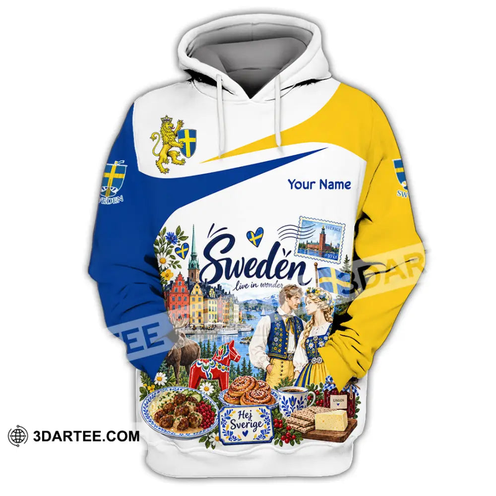 Unisex Shirt - Custom Sweden Shirt - Hoodie / S - T-shirt