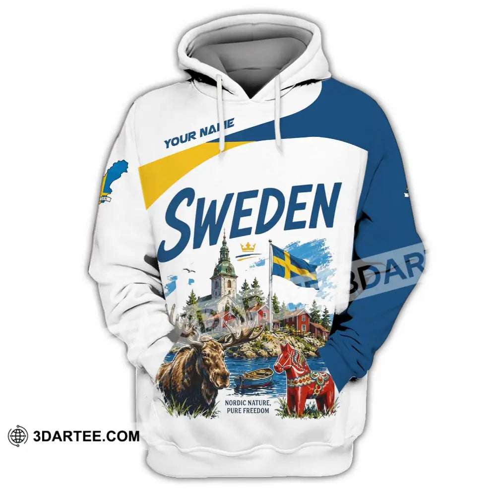 Unisex Shirt - Custom Sweden Shirt - Hoodie / S - T-shirt