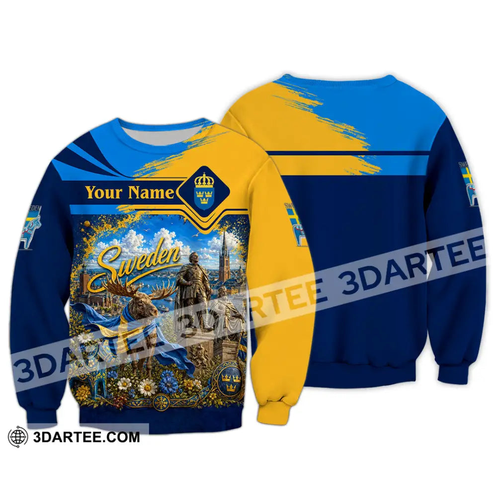 Unisex Shirt - Custom Sweden Shirt - Long Sleeve / S - T-shirt