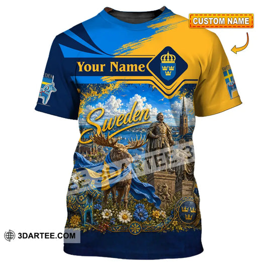 Unisex Shirt - Custom Sweden Shirt - T-shirt
