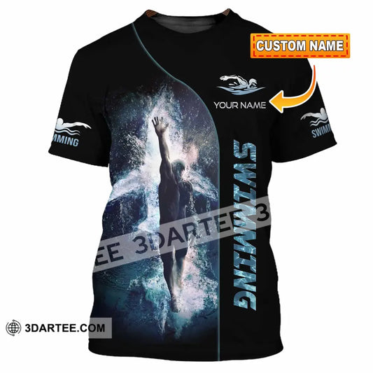Unisex Shirt - Custom Swimming 3D Shirt T-shirt