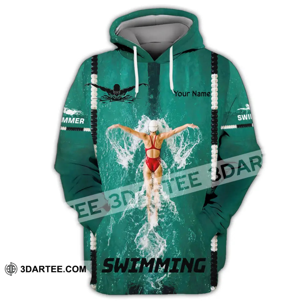 Unisex Shirt - Custom Swimming Shirt - Hoodie / S - T-shirt