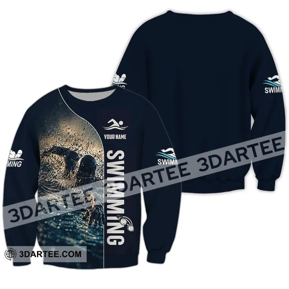 Unisex Shirt - Custom Swimming Shirt - Long Sleeve / S - T-shirt