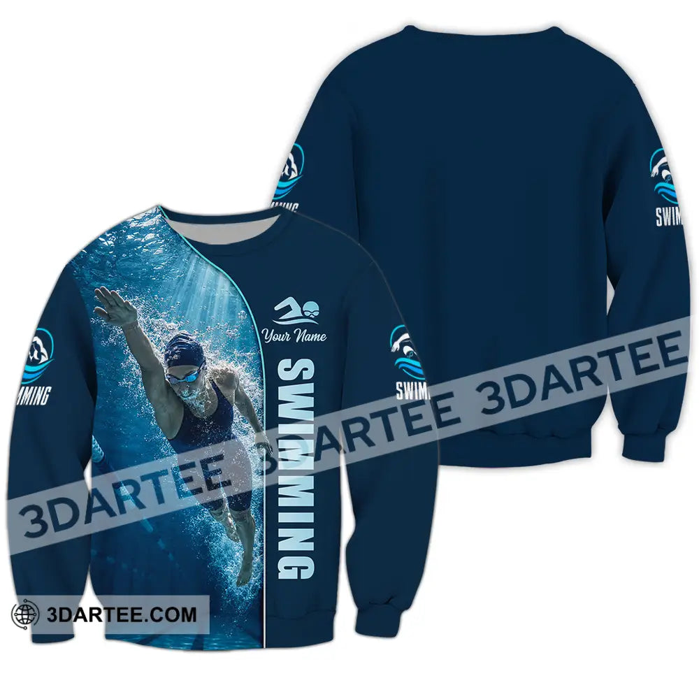 Unisex Shirt - Custom Swimming Shirt - Long Sleeve / S - T-shirt