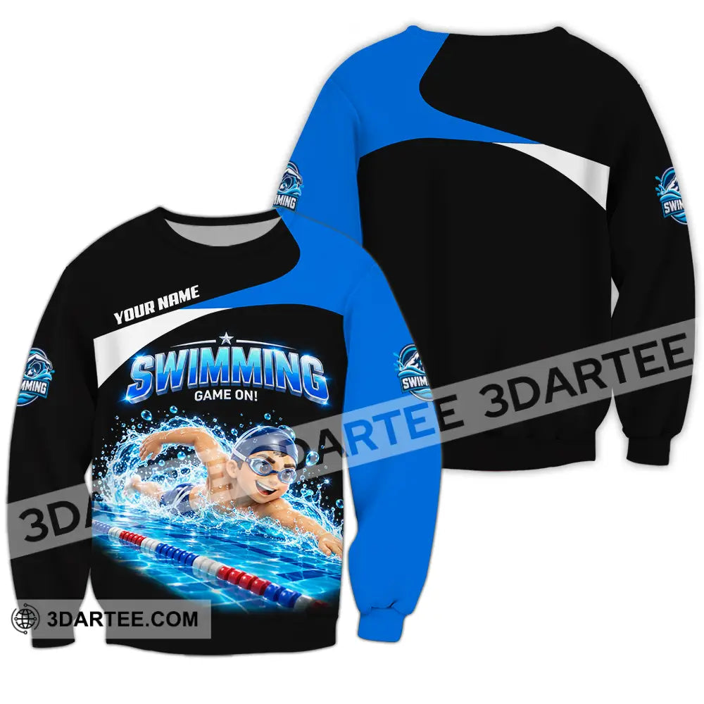 Unisex Shirt - Custom Swimming Shirt - Long Sleeve / S - T-shirt
