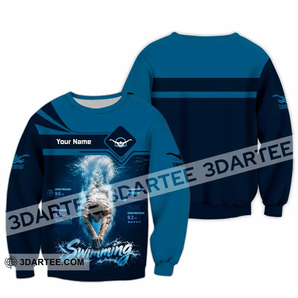 Unisex Shirt - Custom Swimming Shirt - Long Sleeve / S - T-shirt