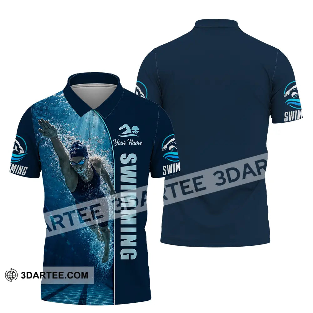 Unisex Shirt - Custom Swimming Shirt - Polo Shirt / S - T-shirt