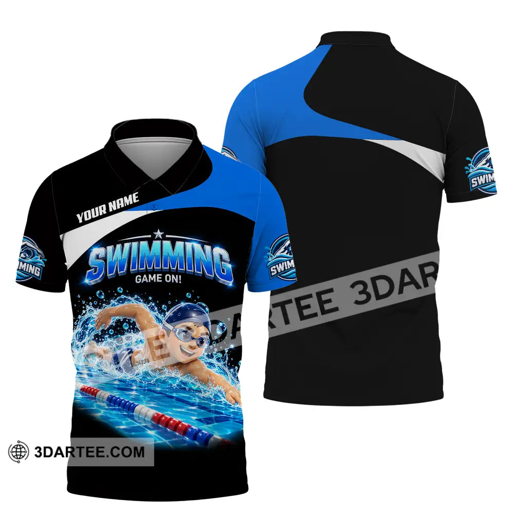 Unisex Shirt - Custom Swimming Shirt - Polo Shirt / S - T-shirt