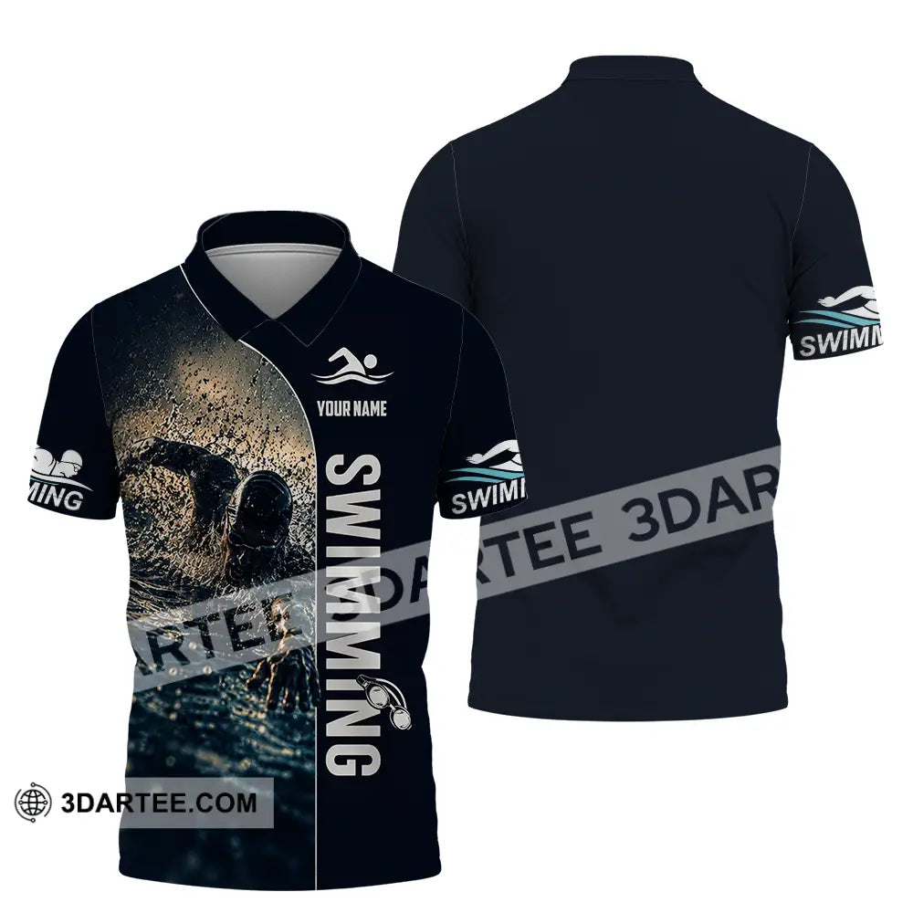 Unisex Shirt - Custom Swimming Shirt - Polo Shirt / S - T-shirt