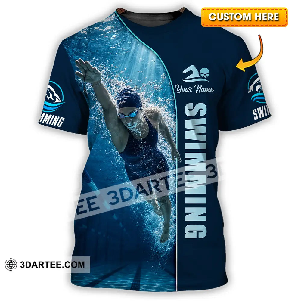 Unisex Shirt - Custom Swimming Shirt - T-shirt