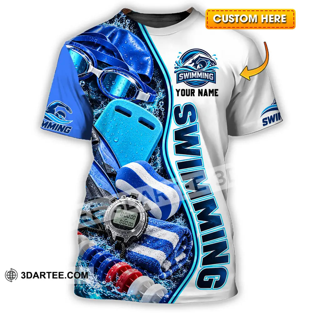 Unisex Shirt - Custom Swimming Shirt - T-shirt