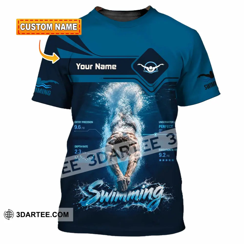 Unisex Shirt - Custom Swimming Shirt - T-shirt