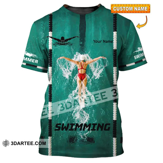 Unisex Shirt - Custom Swimming Shirt - T-shirt