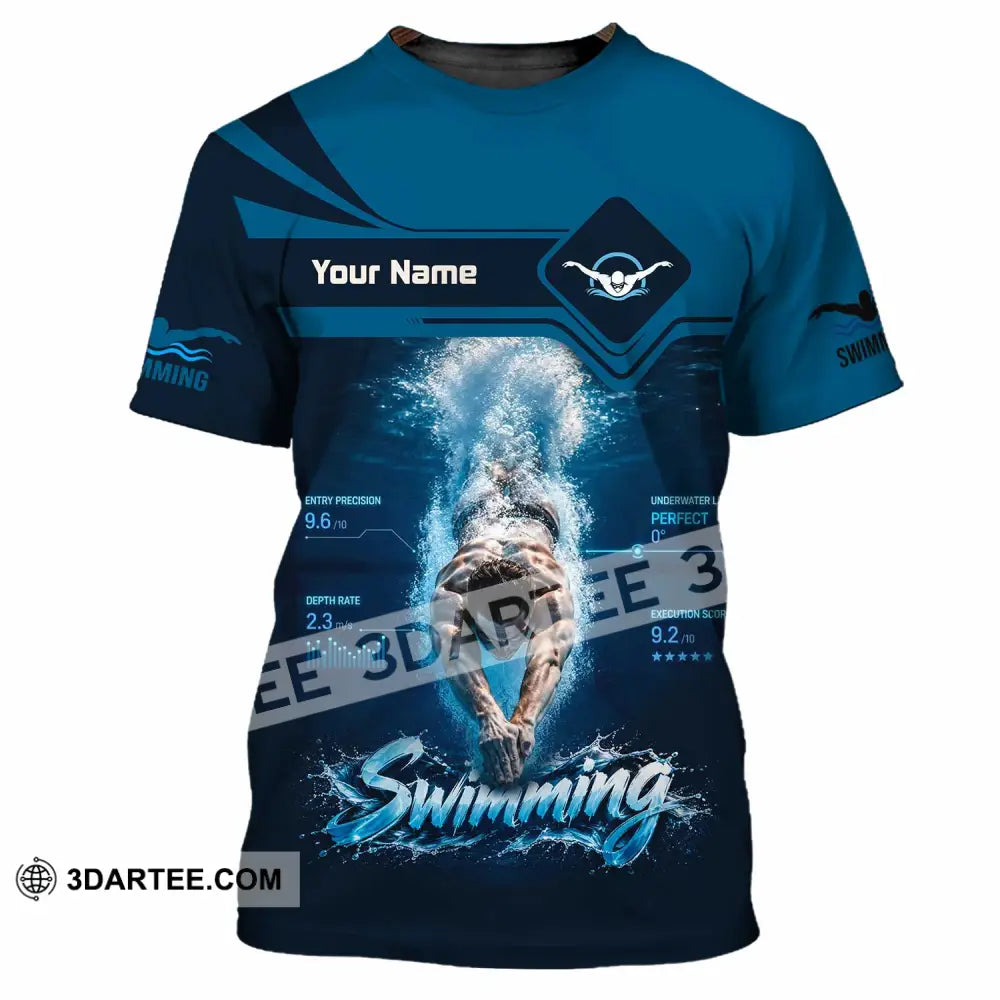 Unisex Shirt - Custom Swimming Shirt - T-Shirt / S - T-shirt