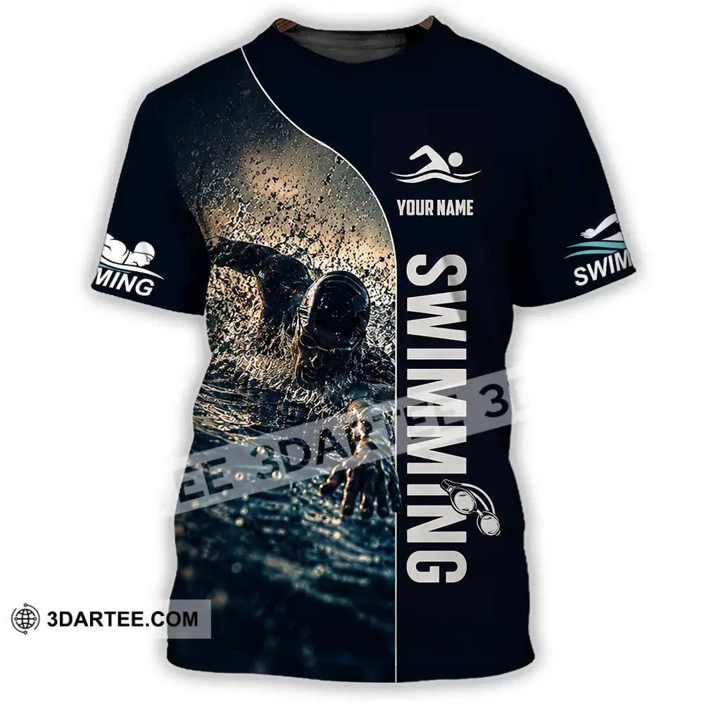 Unisex Shirt - Custom Swimming Shirt - T-Shirt / S - T-shirt