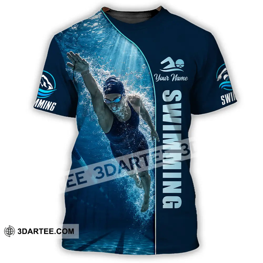 Unisex Shirt - Custom Swimming Shirt - T-Shirt / S - T-shirt