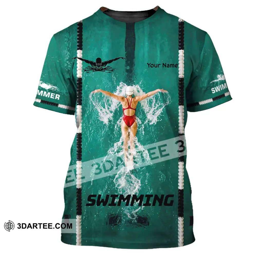 Unisex Shirt - Custom Swimming Shirt - T-Shirt / S - T-shirt