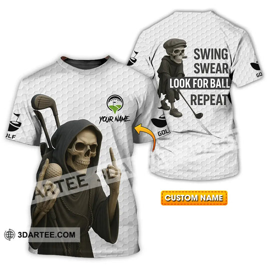 Unisex Shirt - Custom Swing Swear Look For Ball Repeat Shirt T-shirt