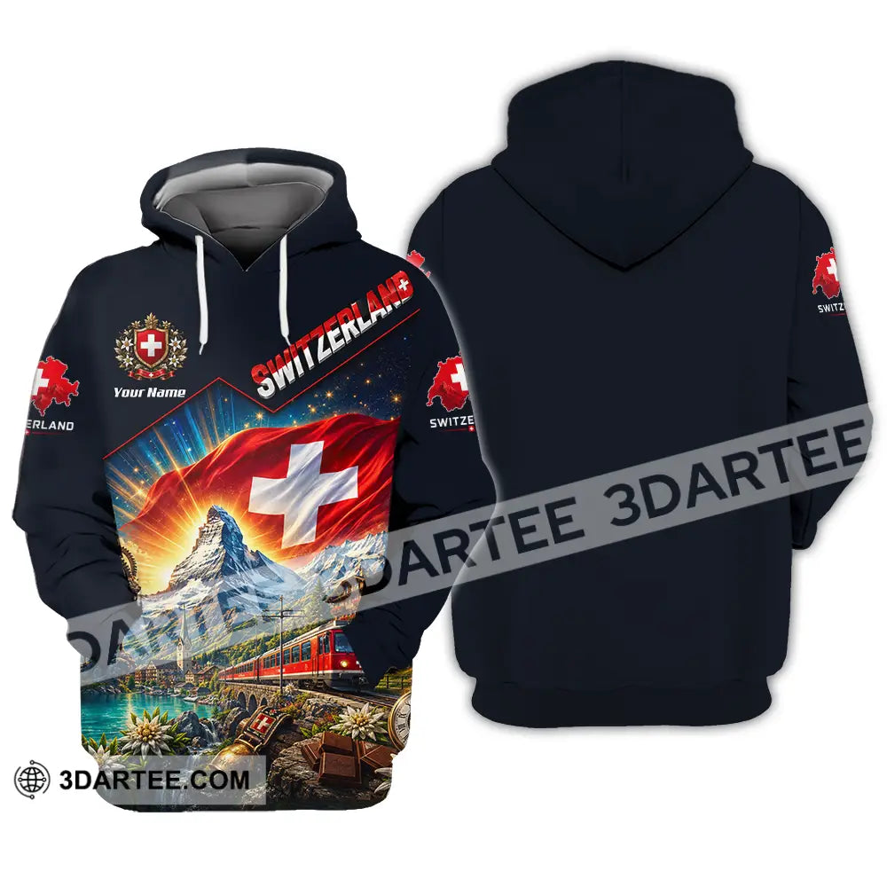 Unisex Shirt - Custom Switzerland Shirt - Hoodie / S - T-shirt