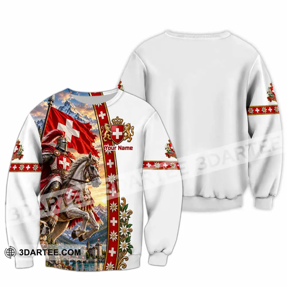 Unisex Shirt - Custom Switzerland Shirt - Long Sleeve / S - T-shirt
