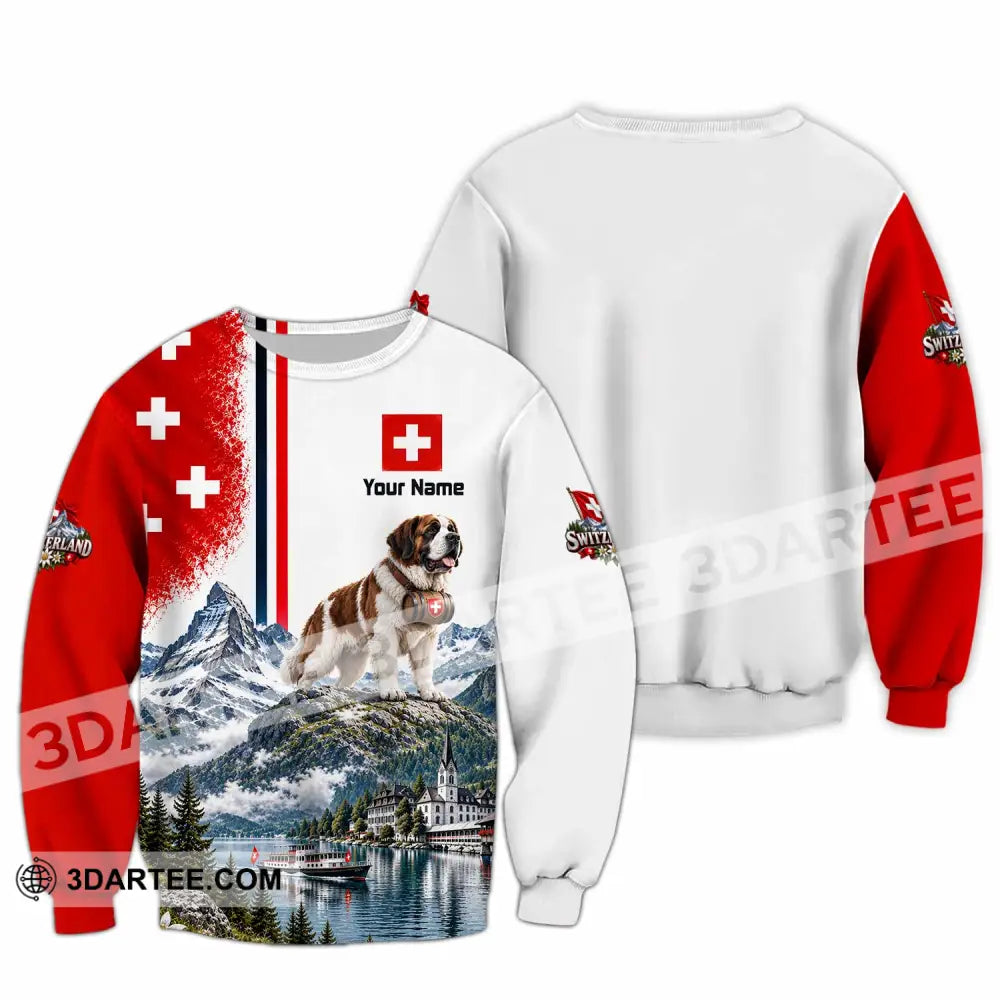 Unisex Shirt - Custom Switzerland Shirt - Long Sleeve / S - T-shirt