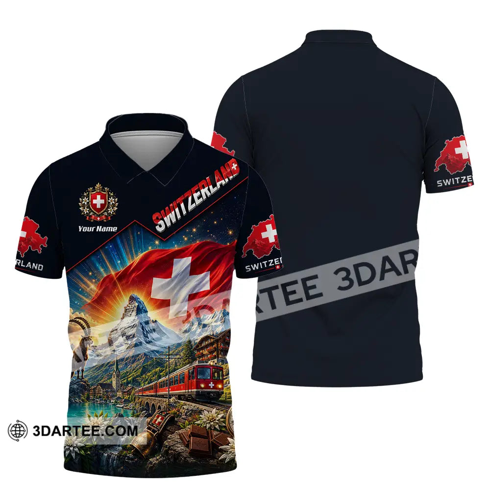 Unisex Shirt - Custom Switzerland Shirt - Polo Shirt / S - T-shirt