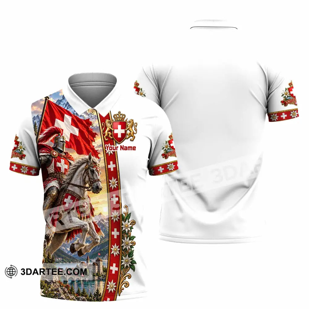 Unisex Shirt - Custom Switzerland Shirt - Polo Shirt / S - T-shirt