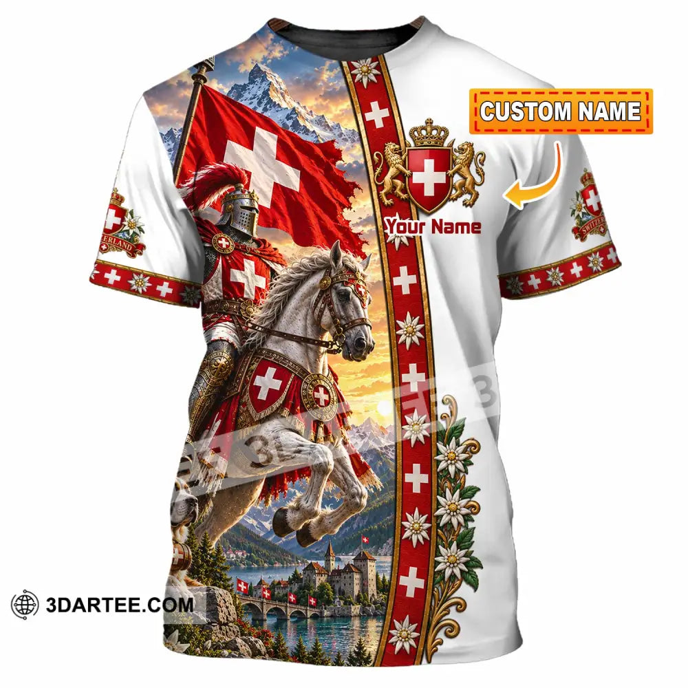 Unisex Shirt - Custom Switzerland Shirt - T-shirt