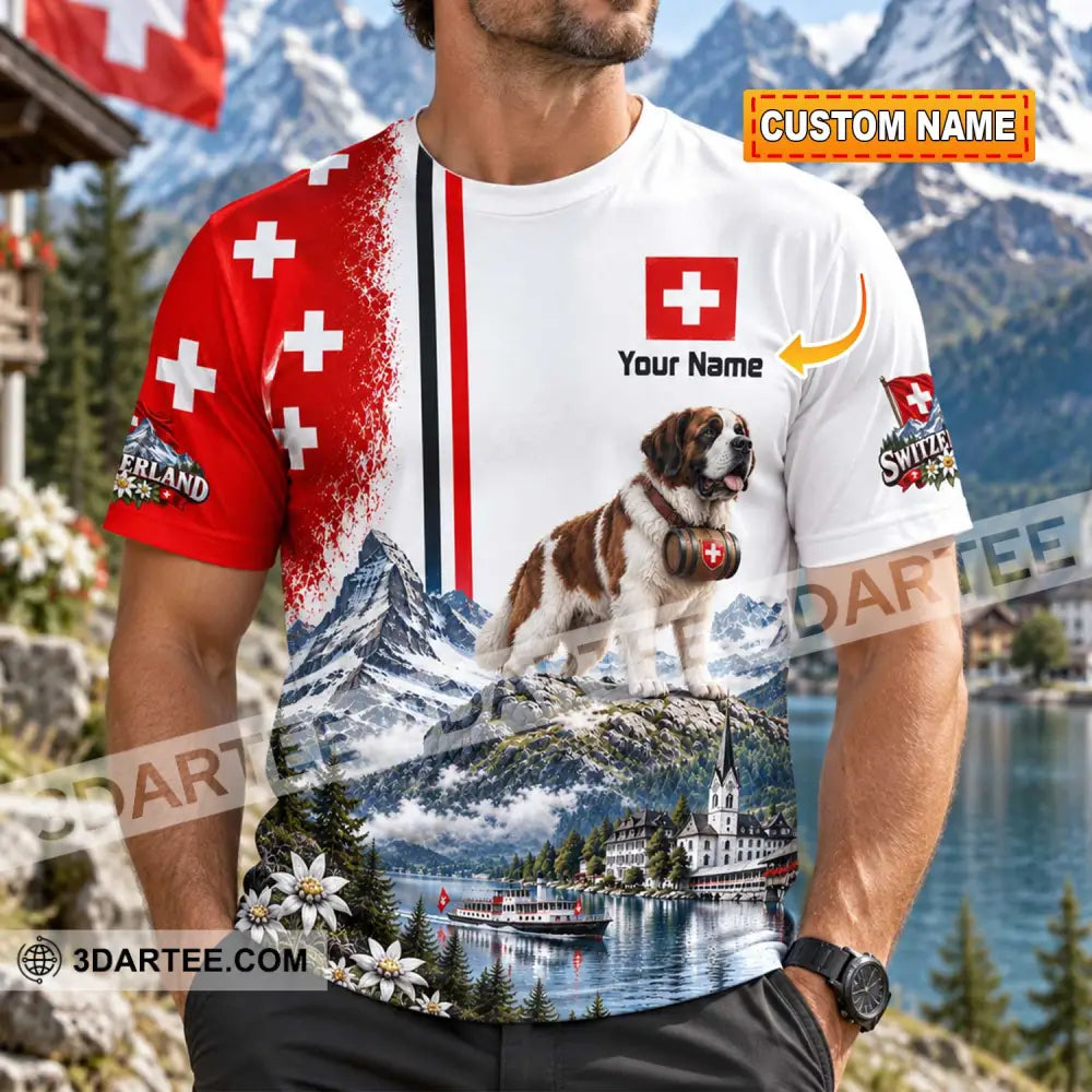 Unisex Shirt - Custom Switzerland Shirt - T-shirt