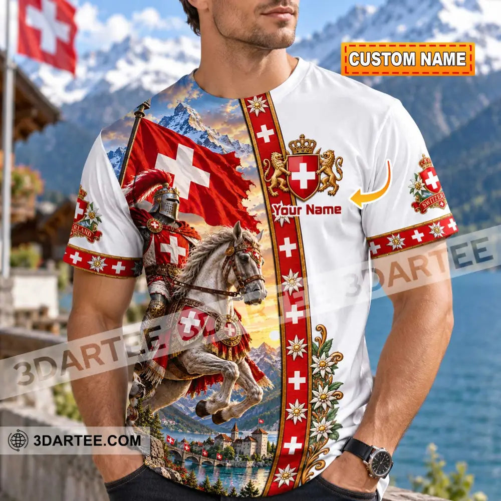 Unisex Shirt - Custom Switzerland Shirt - T-shirt