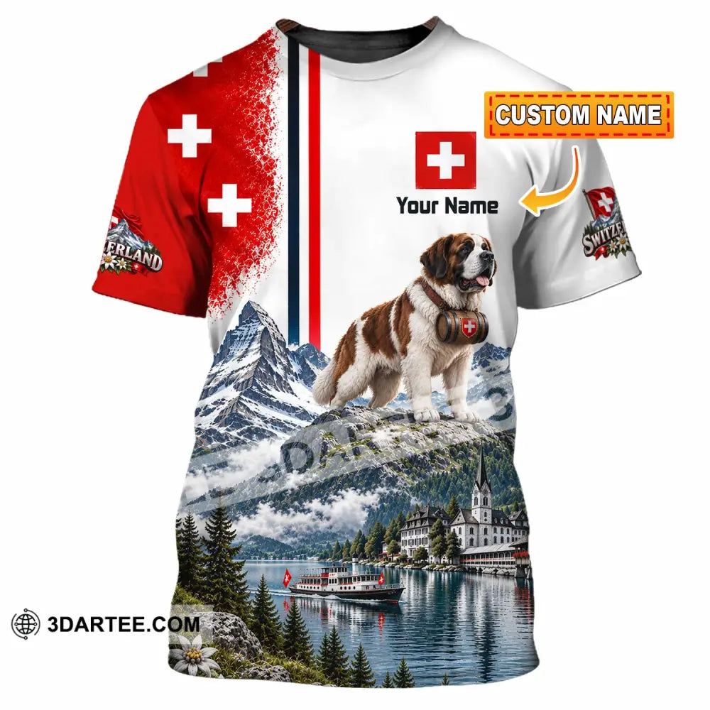 Unisex Shirt - Custom Switzerland Shirt - T-shirt