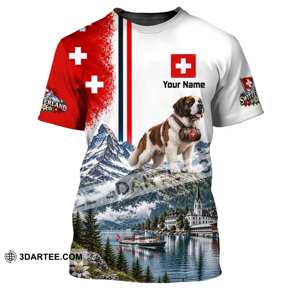 Unisex Shirt - Custom Switzerland Shirt - T-Shirt / S - T-shirt