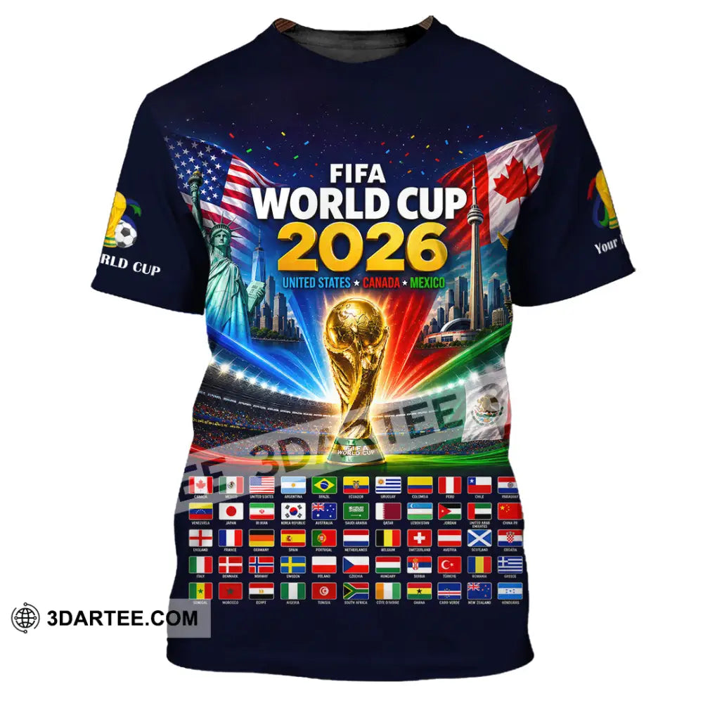 Unisex Shirt - Custom World Cup 2026 Shirt - T-Shirt / S - T-shirt