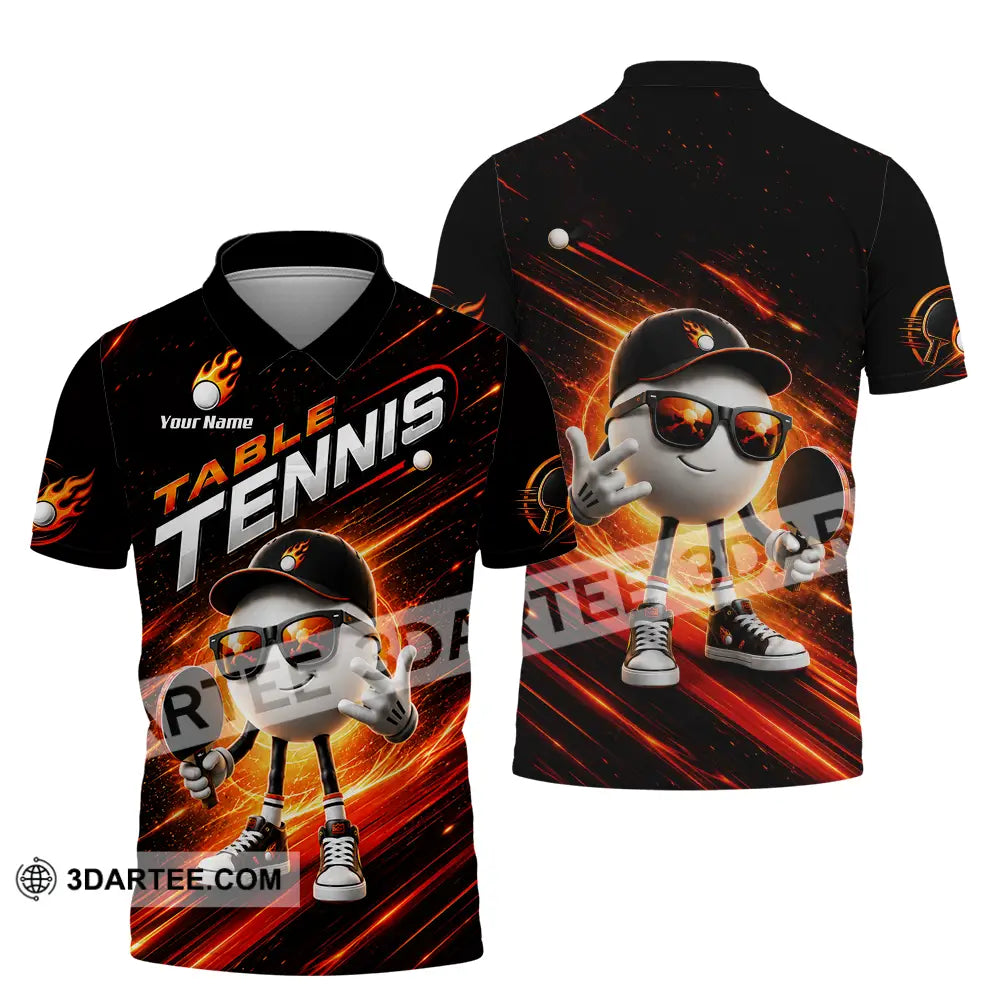 Unisex Shirt - Custom Table Tennis Shirt - Polo Shirt / S - T-shirt