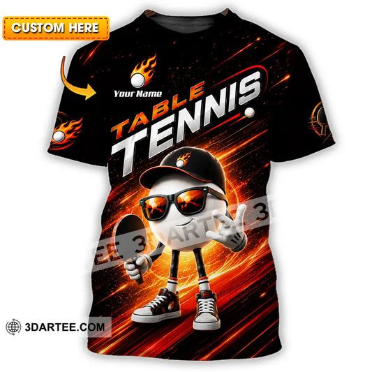 Unisex Shirt - Custom Table Tennis Shirt - T-shirt