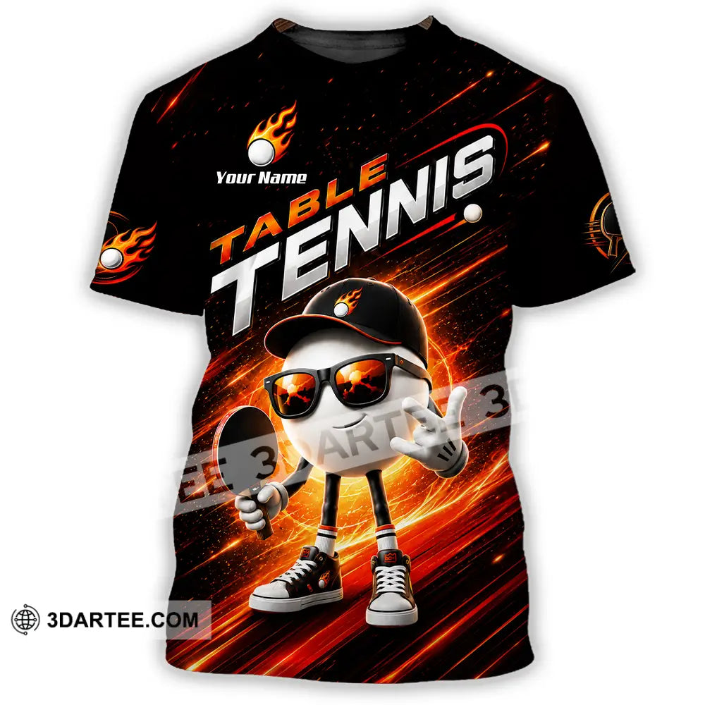 Unisex Shirt - Custom Table Tennis Shirt - T-Shirt / S - T-shirt