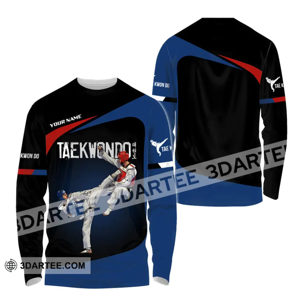 Unisex Shirt - Custom Taekwondo 3D Shirt Long Sleeve Shirt / S T-shirt