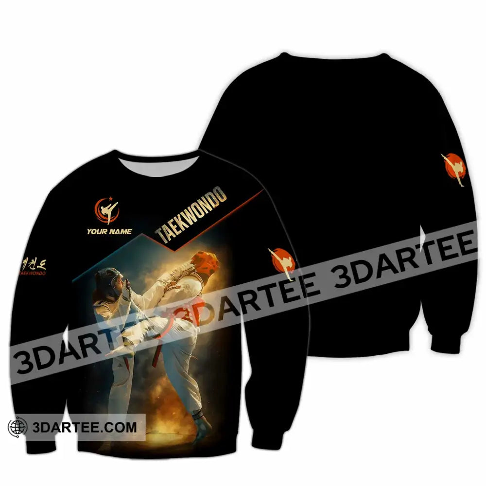 Unisex Shirt - Custom Taekwondo 3D Shirt Long Sleeve / S T-shirt
