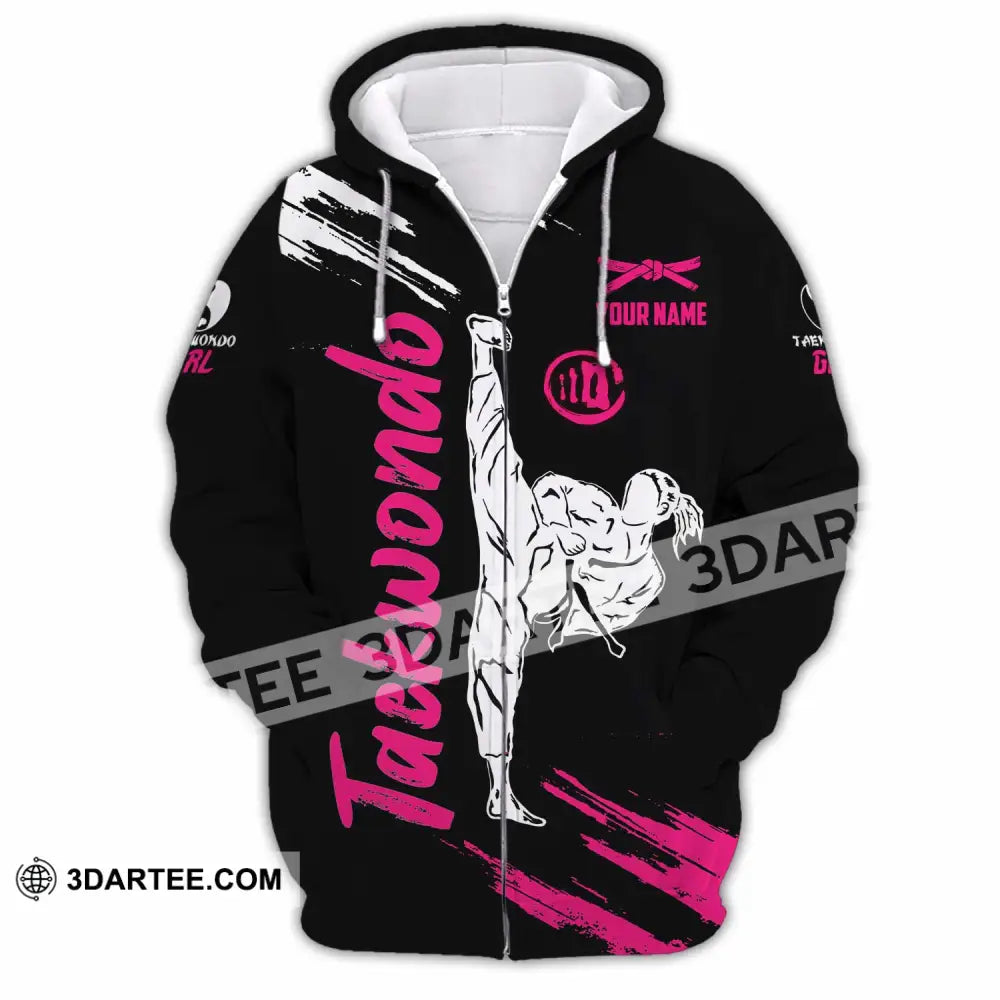 Unisex Shirt - Custom Taekwondo 3D Shirt Zipper Hoodie / S T-shirt
